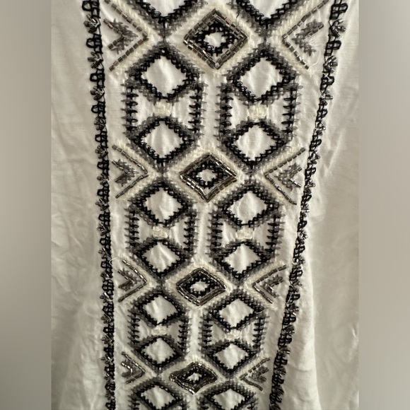 Boho beaded top-100%cotton -made in India -size 3x - Picture 3 of 7